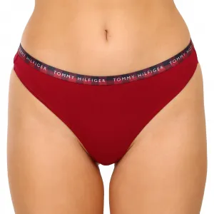 3PACK dámske tangá Tommy Hilfiger viacfarebná (UW0UW03921 0WQ) M