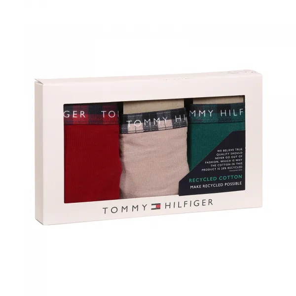3PACK dámske tangá Tommy Hilfiger viacfarebná (UW0UW03921 0WQ) M