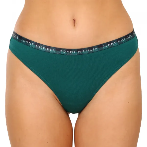 3PACK dámske tangá Tommy Hilfiger viacfarebná (UW0UW03921 0WQ) M
