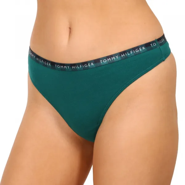 3PACK dámske tangá Tommy Hilfiger viacfarebná (UW0UW03921 0WQ) M
