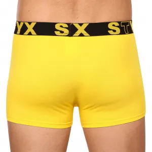 Pánske boxerky Styx športová guma žlté (G1068) M, trenky