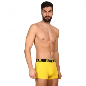 Pánske boxerky Styx športová guma žlté (G1068) M, trenky