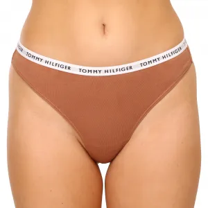 3PACK dámske tangá Tommy Hilfiger viacfarebná (UW0UW02829 0R2) M