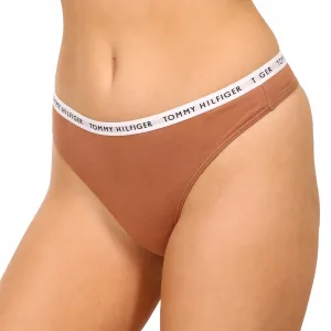3PACK dámske tangá Tommy Hilfiger viacfarebná (UW0UW02829 0R2) M