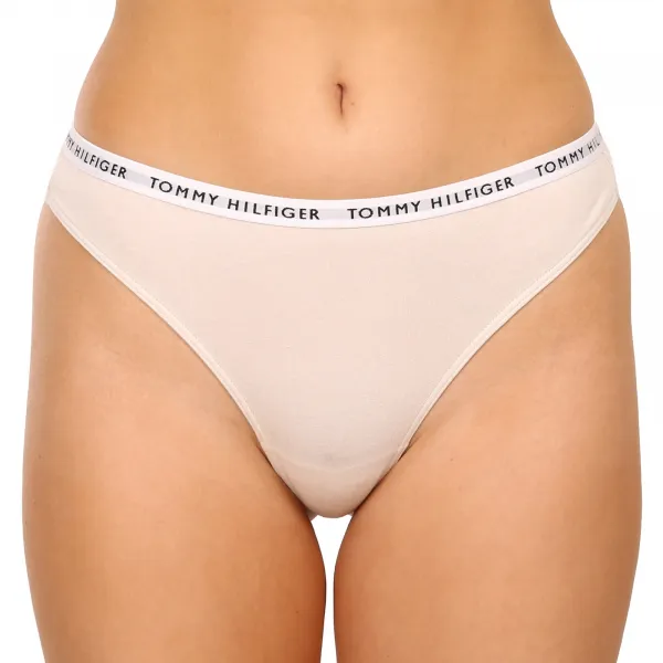 3PACK dámske tangá Tommy Hilfiger viacfarebná (UW0UW02829 0R2) M