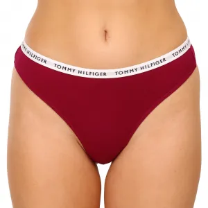3PACK dámske tangá Tommy Hilfiger viacfarebná (UW0UW02829 0XH) M