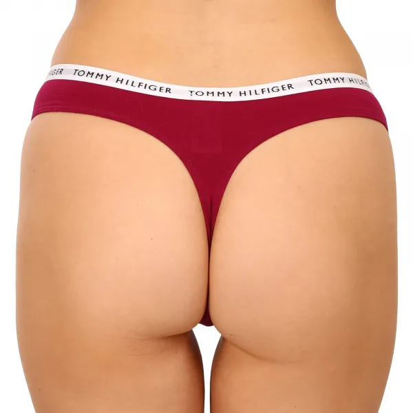 3PACK dámske tangá Tommy Hilfiger viacfarebná (UW0UW02829 0XH) M
