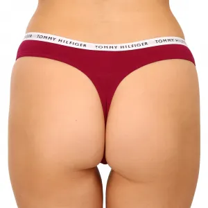 3PACK dámske tangá Tommy Hilfiger viacfarebná (UW0UW02829 0XH) M