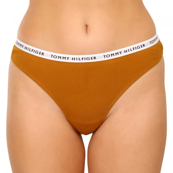 3PACK dámske tangá Tommy Hilfiger viacfarebná (UW0UW02829 0XH) M