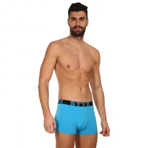Pánske boxerky Styx športová guma svetlo modré (G1169) S, trenky