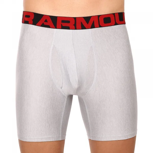 Pánske boxerky UNDER ARMOUR UA Tech 6in 2 Pack-GRY