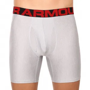 Pánske boxerky UNDER ARMOUR UA Tech 6in 2 Pack-GRY