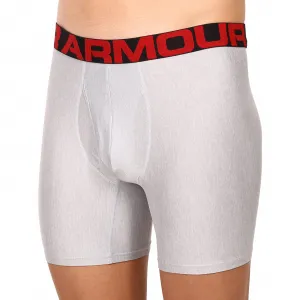 Pánske boxerky UNDER ARMOUR UA Tech 6in 2 Pack-GRY