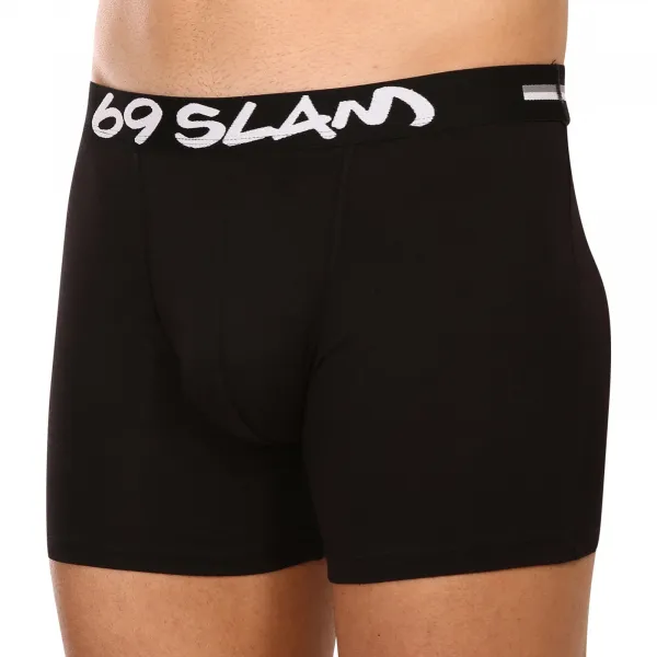 Pánske boxerky 69SLAM fit bamboo plain (MBVPLN-BK) M, trenky