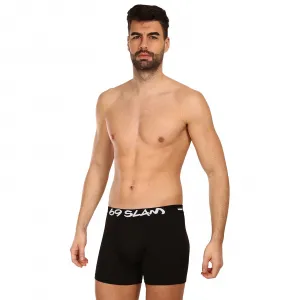 Pánske boxerky 69SLAM fit bamboo plain (MBVPLN-BK) M, trenky