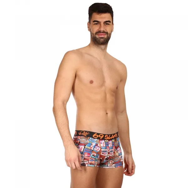 Pánske boxerky 69SLAM hip vintage food sign (MSYVFS-PO) M, trenky
