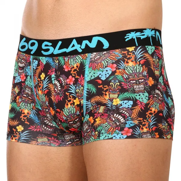 Pánske boxerky 69SLAM hip hawaiian tiki (MSYHWT-PO) M, trenky