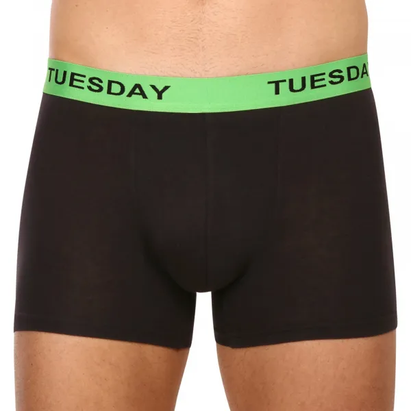 7PACK pánske boxerky Nedeto čierne (7NB001-week) S, trenky