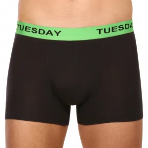 7PACK pánske boxerky Nedeto čierne (7NB001-week) S, trenky