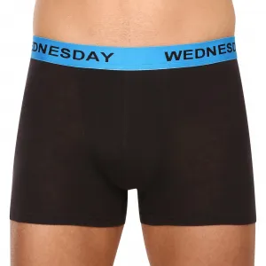 7PACK pánske boxerky Nedeto čierne (7NB001-week) S, trenky