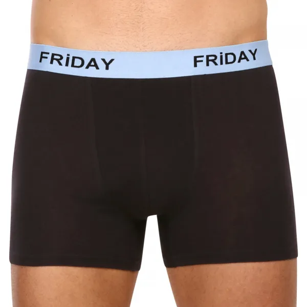 7PACK pánske boxerky Nedeto čierne (7NB001-week) S, trenky