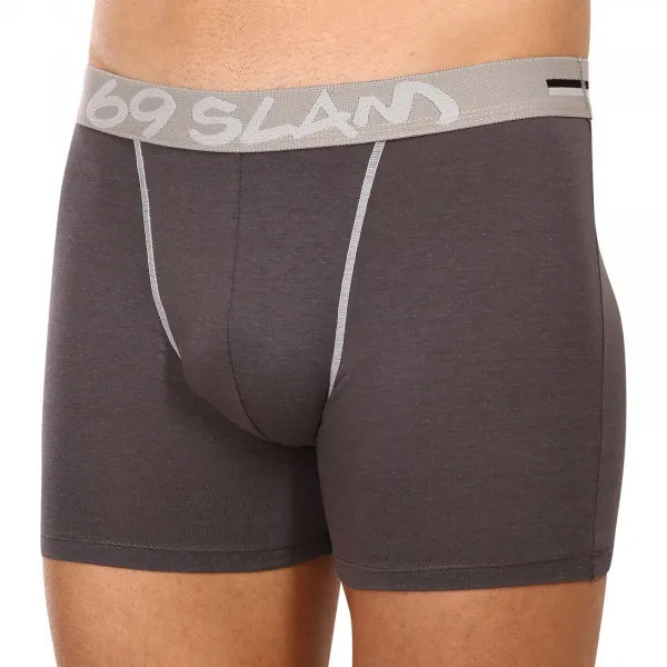 Pánske boxerky 69SLAM fit bamboo plain (MBVPLN-DG) M, trenky