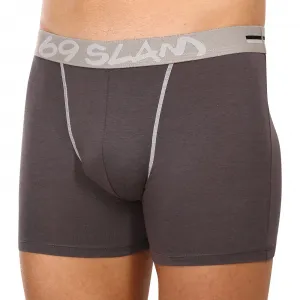 Pánske boxerky 69SLAM fit bamboo plain (MBVPLN-DG) M, trenky