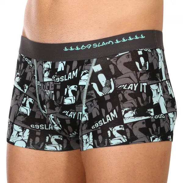 Pánske boxerky 69SLAM hip comix strip (MHBCXS-BB) M, trenky
