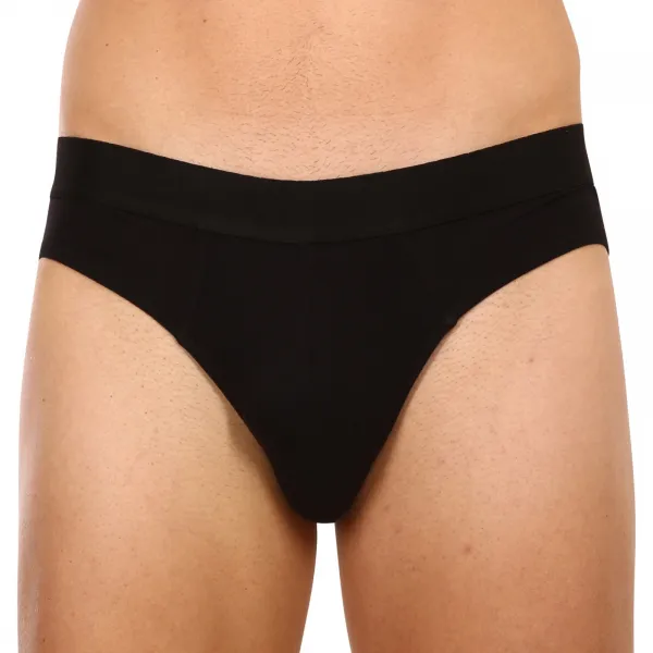 10PACK pánske slipy Nedeto čierne (10NDTS001) S
