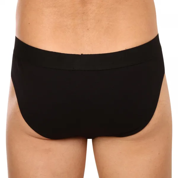 10PACK pánske slipy Nedeto čierne (10NDTS001) S