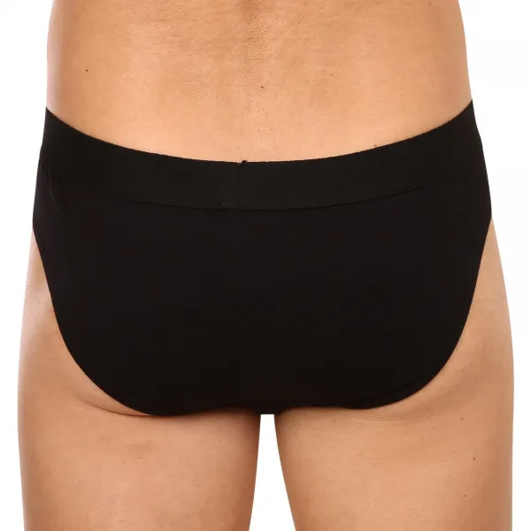 3PACK pánske slipy Nedeto čierne (3NDTS001) S