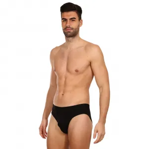 10PACK pánske slipy Nedeto čierne (10NDTS001) S