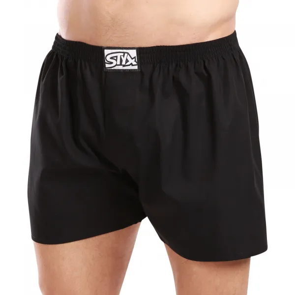 Pánske trenky Styx klasická guma čierne (A960) M, trenírky