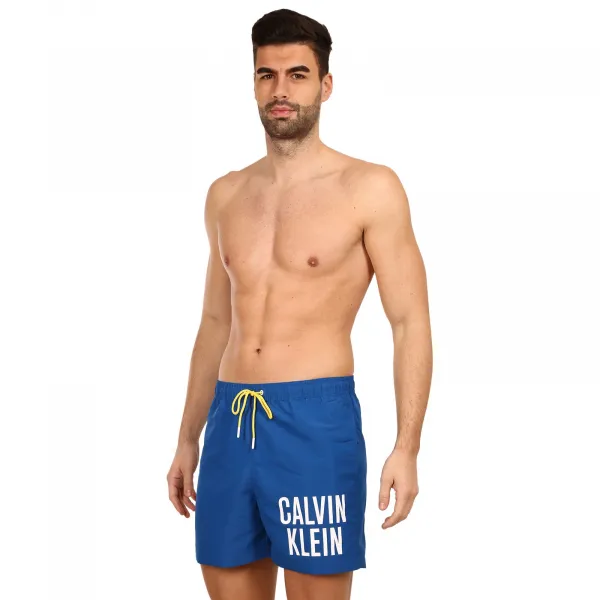 Pánske plavky Calvin Klein modre (KM0KM00790 C3A) M