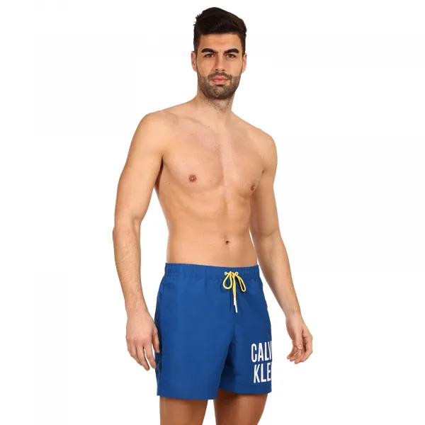 Pánske plavky Calvin Klein modre (KM0KM00790 C3A) M