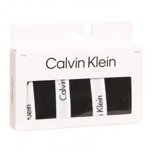 3PACK dámske tangá Calvin Klein čierne (QD3587E-001) S