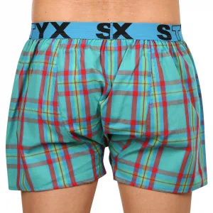 Pánske trenky Styx športová guma viacfarebné (B939) XXL, trenírky