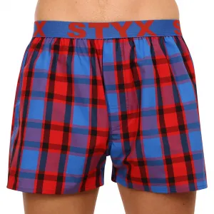 10PACK pánske trenky Styx športová guma viacfarebné (10B0901040) L, trenírky