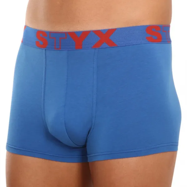 3PACK pánske boxerky Styx športová guma modré (3G96789) M, trenky