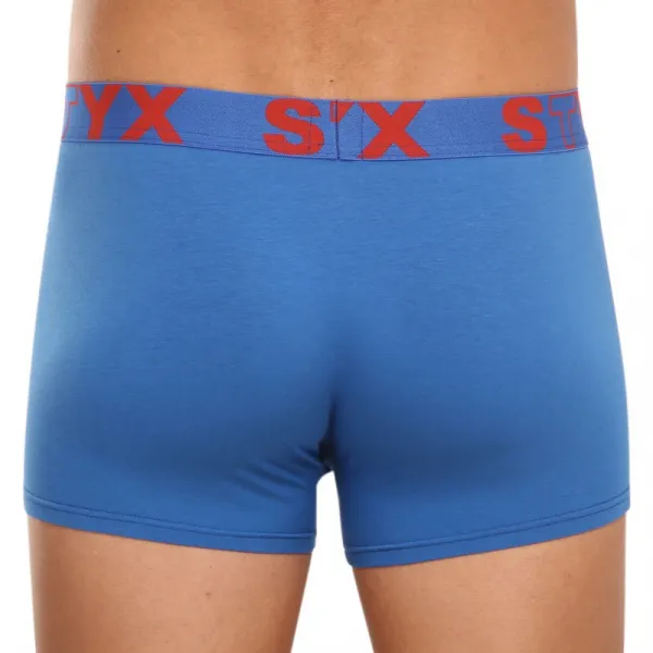 3PACK pánske boxerky Styx športová guma modré (3G96789) M, trenky