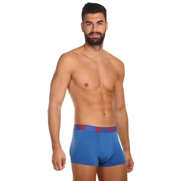 3PACK pánske boxerky Styx športová guma modré (3G96789) M, trenky