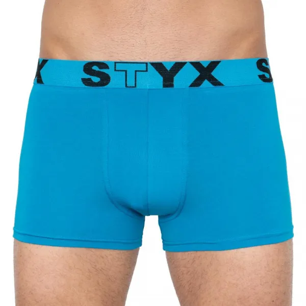 3PACK pánske boxerky Styx športová guma modré (G9676869) M, trenky