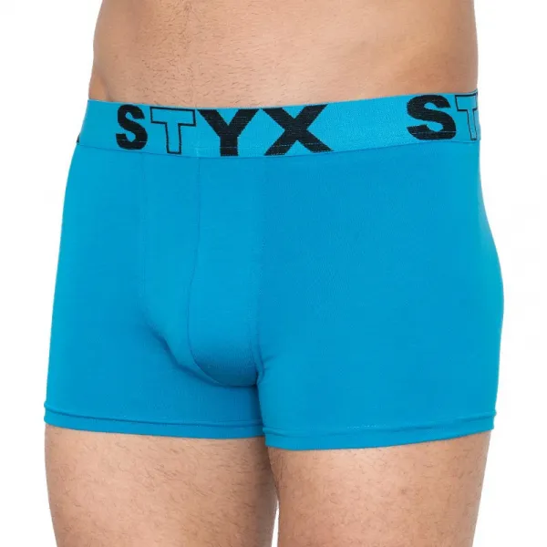 3PACK pánske boxerky Styx športová guma modré (G9676869) M, trenky
