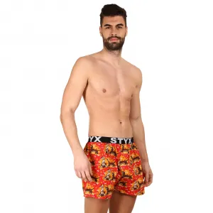3PACK pánske trenky Styx art športová guma viacfarebné (3B13946) M, trenírky