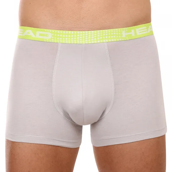 2PACK pánske boxerky HEAD sivé (701221813 002) M, trenky