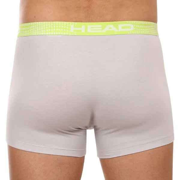 2PACK pánske boxerky HEAD sivé (701221813 002) M, trenky