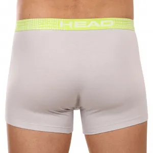 2PACK pánske boxerky HEAD sivé (701221813 002) M, trenky