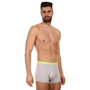 2PACK pánske boxerky HEAD sivé (701221813 002) M, trenky