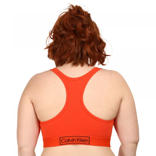 Dámska podprsenka Calvin Klein nadrozmer oranžová (QF6823E-3CI) 3XL