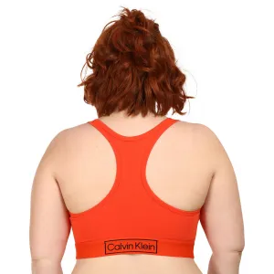 Dámska podprsenka Calvin Klein nadrozmer oranžová (QF6823E-3CI) 3XL